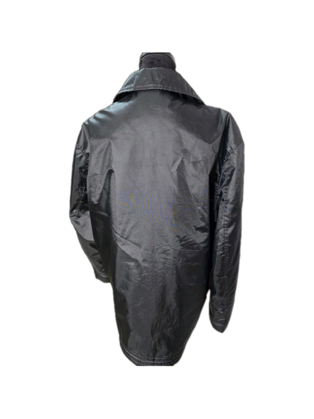 Vintage 1980s Golden Fleece Industrial Work Jacket Black USA Made Size 44 - Picture 2 of 11